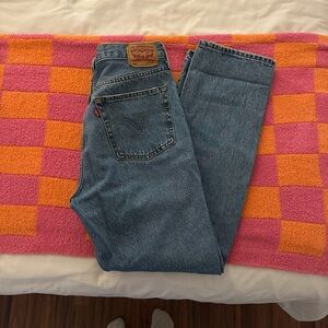 Levi's Original 501 Straight Leg Blue Jeans